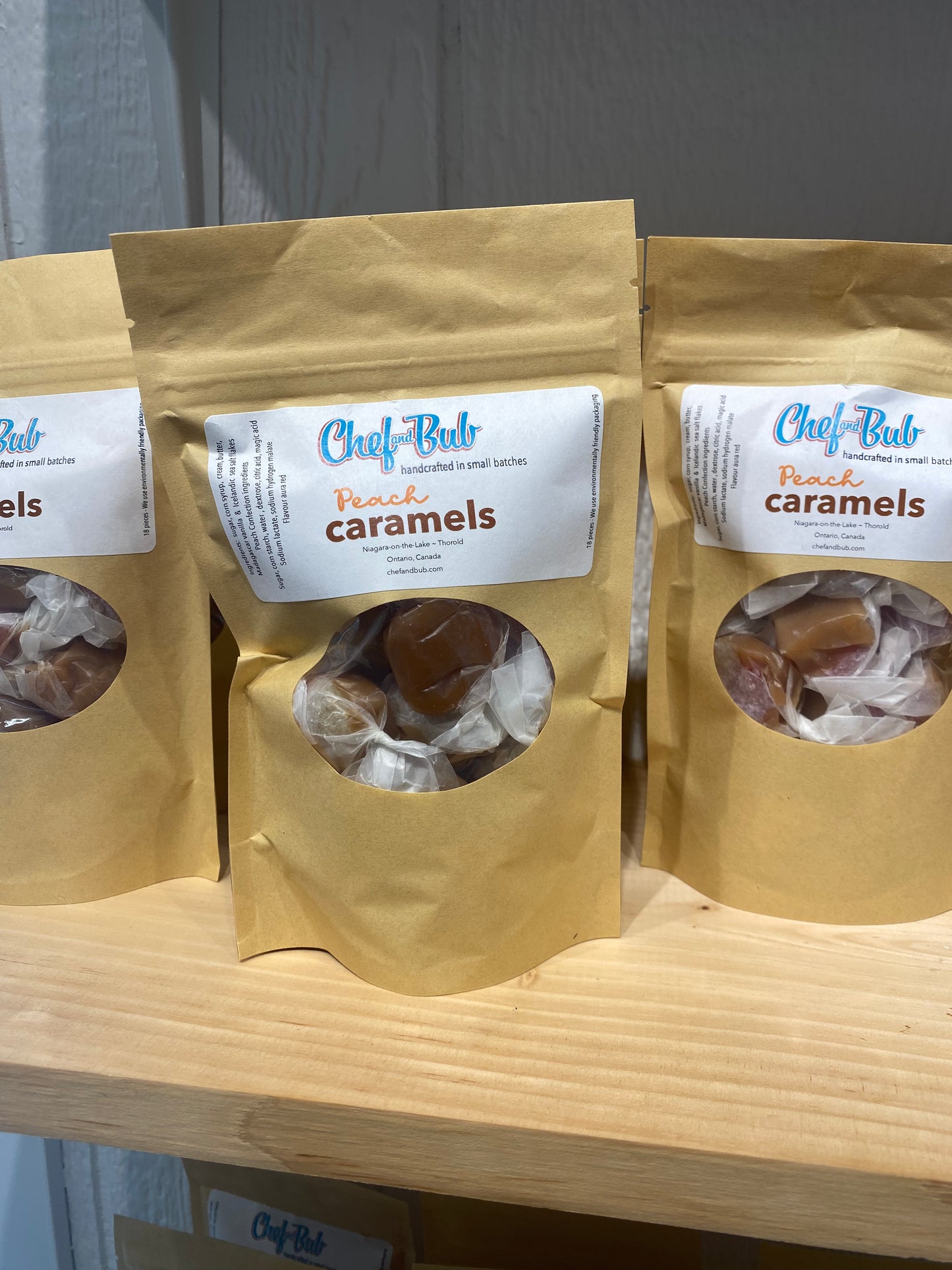 Peach Caramels